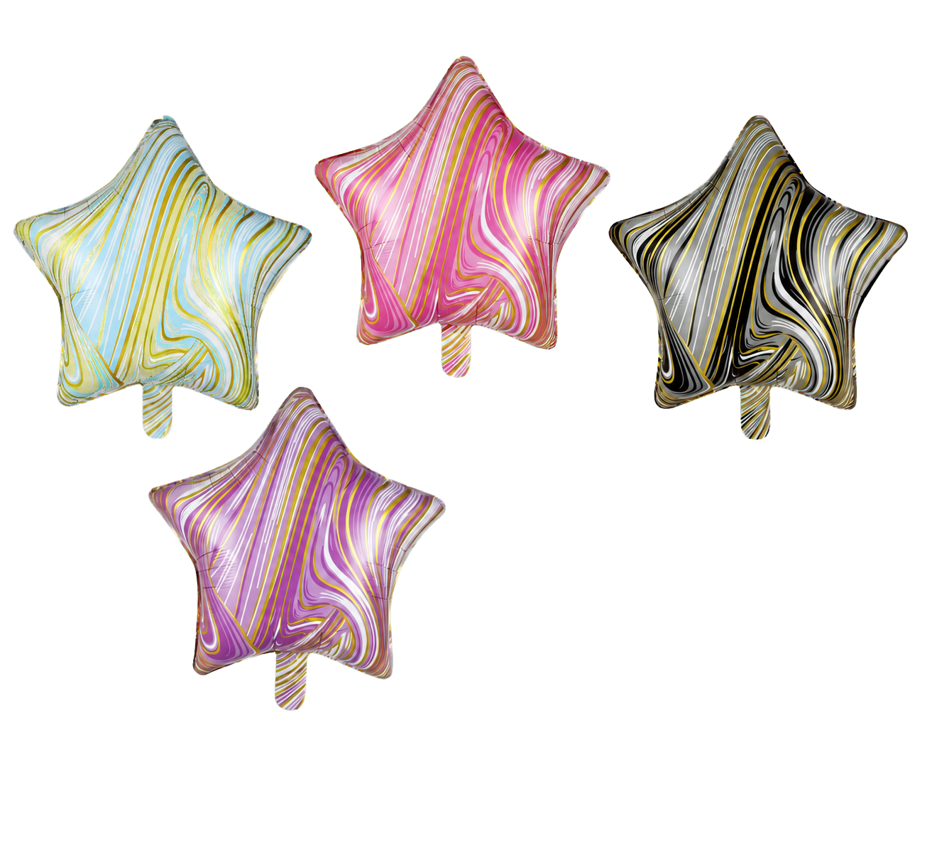 Agate Star Foil Balloon